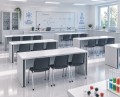 Stolik laboratoryjny ekonomiczny 195 w pracowni modern