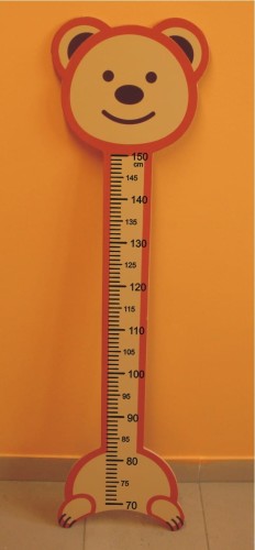 Miara wzrostu dziecka miś