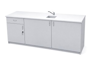 Stolik laboratoryjny pełny jednokomorowy mini 195