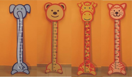 Miary wzrostu dziecka komplet 4 szt.