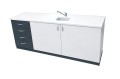 Stolik laboratoryjny pełny szufladowy jednokomorowy mini 195 modern