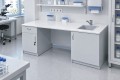 Stolik laboratoryjny podwójny jednokomorowy maksi 195 w pracowni