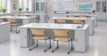 Stolik laboratoryjny uczniowski jednokomorowy 195 w pracowni