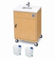 Stolik laboratoryjny mobilny mały jednokomorowy mini buk
