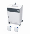Stolik laboratoryjny mobilny mały jednokomorowy mini modern