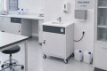 Stolik laboratoryjny mobilny mały jednokomorowy mini w pracowni
