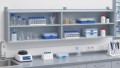 Półka laboratoryjna podwójna 180 w pracowni