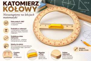 Kątomierz kołowy krawiecki