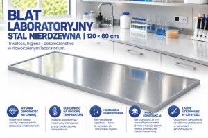 Blat laboratoryjny stal nierdzewna