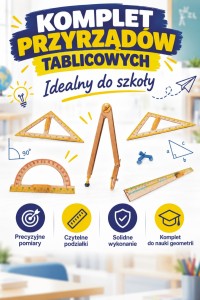 Komplet przyrządów tablicowych