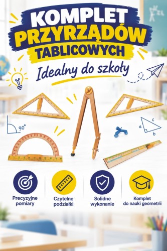 Komplet przyrządów tablicowych 2