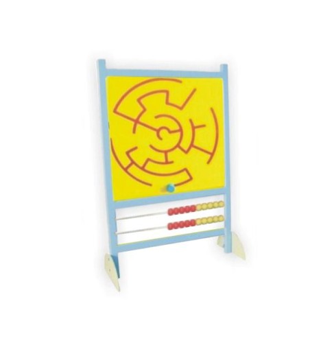 Liczydło ze ścianką manipulacyjną labirynt