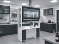 Dygestorium modern Pro-III glass komfort w pracowni