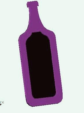 Potykacz reklamowy butelka