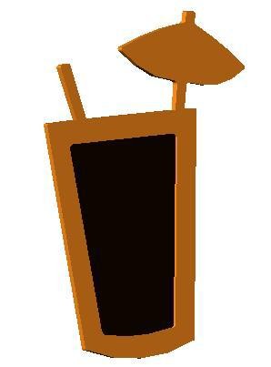 Potykacz reklamowy drink