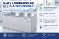 Blat ze stali nierdzewnej stolika laboratoryjnego
