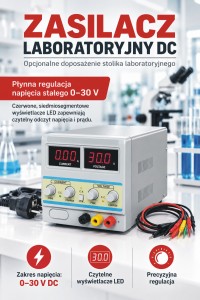 Zasilacz stolika laboratoryjnego 0-30V