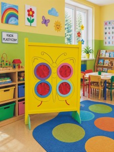 Kącik przedszkolaka panel motyl