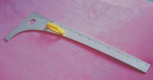 Liniał z krzywikiem huge