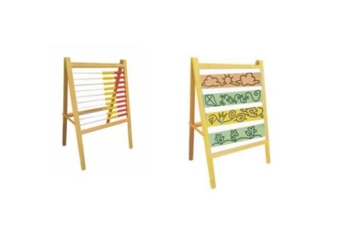 Liczydło sztalugowe ze ściankami czteroskrzydłowymi