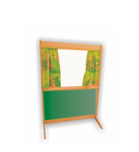 Teatrzyk kukiełkowy składany z tablicą zieloną