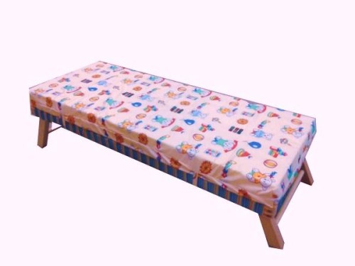 Leżak przedszkolny 120 z materacem