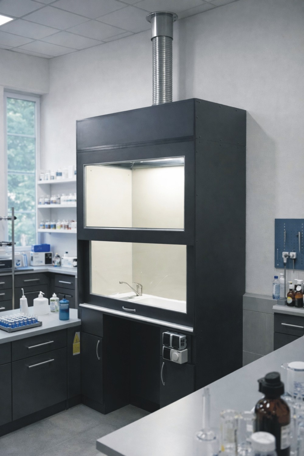 Dygestorium laboratoryjne komfort Pro-I czarny